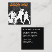 Cool Rock Band Visitekaartjes (Voorkant / Achterkant)