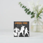 Cool Rock Band Visitekaartjes (Staand voorkant)