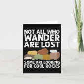 Cool Rock Collector Art voor dames Geology Hunt Kaart (Voorkant)