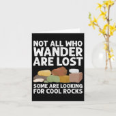 Cool Rock Collector Art voor dames Geology Hunt Kaart (Gele Bloem)