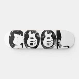 COOL ROCK GITAREN PERSOONLIJK SKATEBOARD