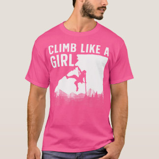 Cool Rock klimmen voor bergbeklimmers T-shirt