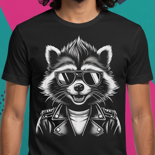 Cool Rock & Roll Racoon T-shirt