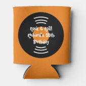 Cool Rock & Roll thema Verjaardagsfeest koelboxxen Blikjeskoeler (Voorkant)