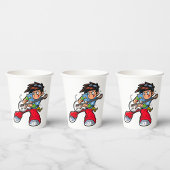 Cool Rock Star Gitarist Fun Musician Papieren Bekers