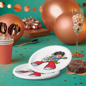 Cool Rock Star Gitarist Fun Musician Papieren Bordje