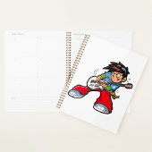 Cool Rock Star Gitarist Fun Musician Planner