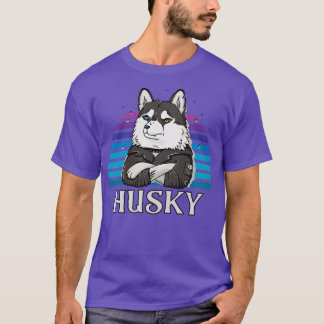Cool Rocker Husky Hondenliefhebber T-shirt
