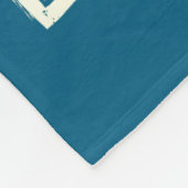 Cool Rocker Skeleton Santa Hat Christmas Punk Rock Fleece Deken (Hoek)