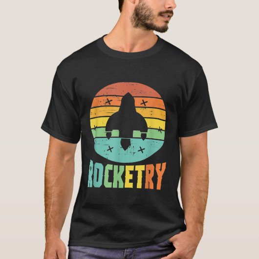 Cool Rocketry  Rocket Science Rocket T-shirt (Voorkant)