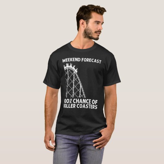 Cool Roller Coaster For Men Women Amusement Park T T-shirt (Voorkant volledig)