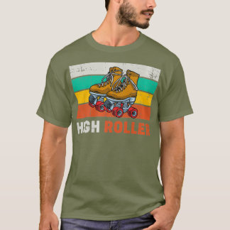 Cool Roller Disco Retro Party 70s en 80s High T-shirt
