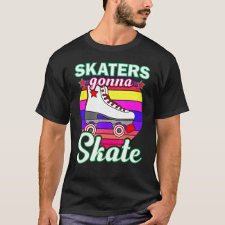 Cool Roller SChaatsen Voor Mannen Vrouwen Roller D T-shirt
