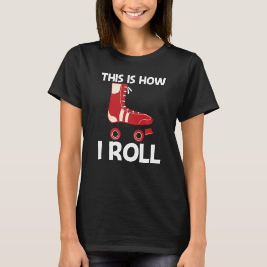 Cool Roller Skating For Men Women Recreational Spo T-shirt (Voorkant)