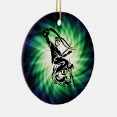 Cool Rollerblade Gift Keramisch Ornament (Rechts)