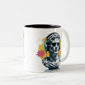 Cool Roman Statue Mok - Modern esthetisch geschenk (Voorkant rechts)