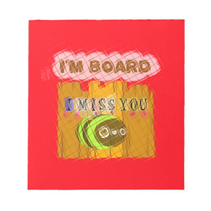 Cool Romantic Funny, ik mis je dat ik gestreden be Notitieblok