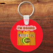 Cool Romantic Funny, ik mis je dat ik gestreden be Sleutelhanger (Voorkant)