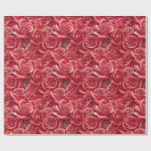 Cool Roos Rustic Wrapping Paper Cadeaupapier (Vlak)