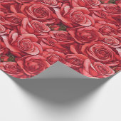 Cool Roos Rustic Wrapping Paper Cadeaupapier (Hoek)