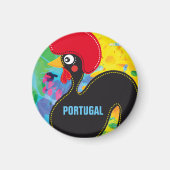 Cool Rooster van Portugal Magneet (Voorkant)