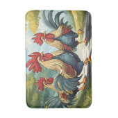 Cool Roosters Badmat! Badmat (Voorkant Verticaal)