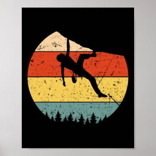 Cool Rotsport voor Mannen Vrouwen Bergbeklimmer Poster