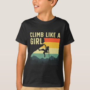 Cool Rotsport voor Vrouwen Meisjes Berg Rots C T-shirt