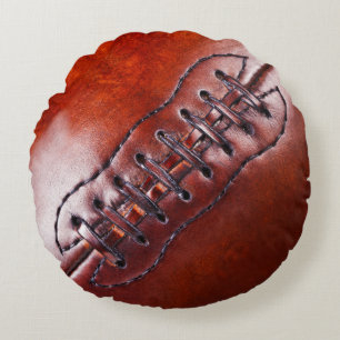 Cool Round Football Man Cave Pillow Rond Kussen
