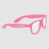 Cool roze custom promo zonnebril voor vrouwen (Rechts)