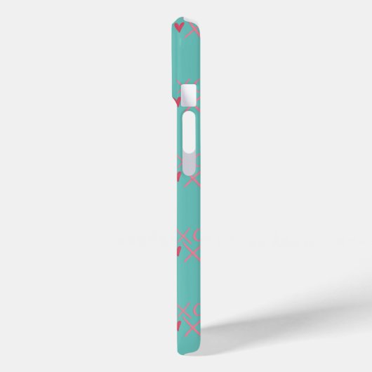 Cool Roze "XOXO" Harten Gelukkige Valentijnsdag Case-Mate iPhone Case (Achterkant / Links)