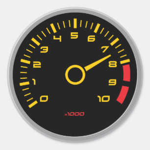 Cool RPM Gage Sticker