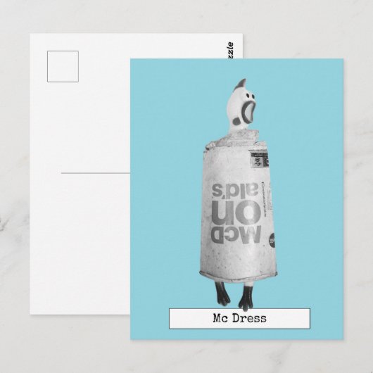 Cool Rubber Chicken Mode Briefkaart (Voorkant / Achterkant)