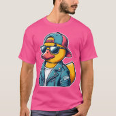Cool Rubber Duck Kostuum Gangster Style Funny Hip T-shirt (Voorkant)