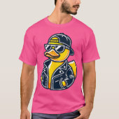 Cool Rubber Duck Kostuum Gangster Style Funny Hip T-shirt (Voorkant)