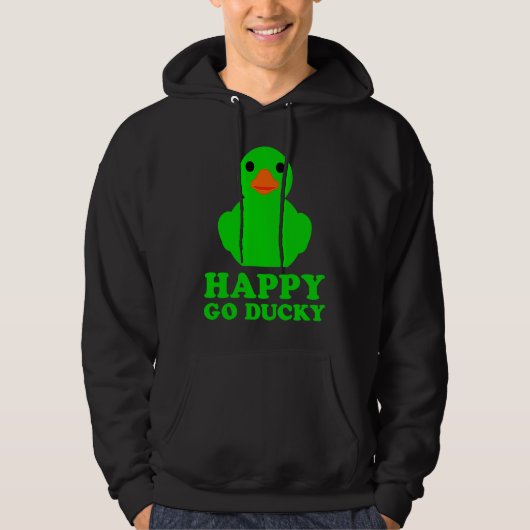 Cool Rubber Duck Lover Lucky Ducky Quack Cute Anim Hoodie (Voorkant)