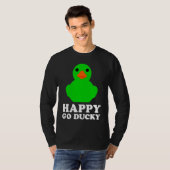 Cool Rubber Duck Lover Lucky Ducky Quack Cute Anim T-shirt (Voorkant volledig)