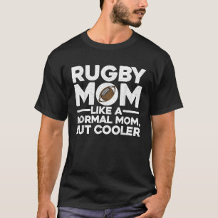 Cool Rugby Mam Voor Vrouwen Moeder Rugby Speler Co T-shirt