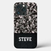 Cool Rugged Camo Name Mannen Stijlvol Case-Mate iPhone Case (Achterkant)