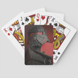 Cool ruimte sciencefiction speelgoed fotografie pokerkaarten