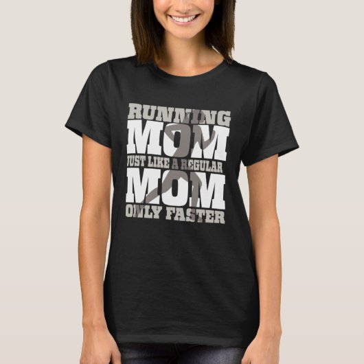 Cool Runner marathon for women mom coach race T-shirt (Voorkant)
