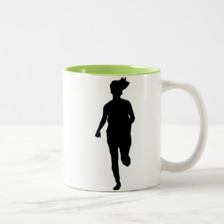Cool Running Girl Tweekleurige Koffiemok
