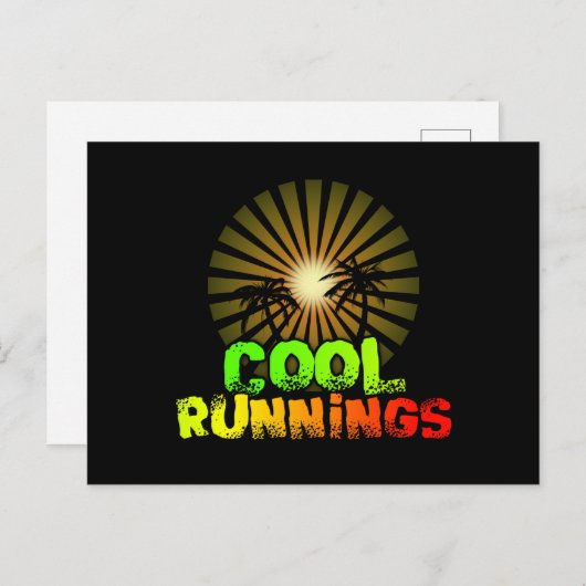 Cool runnings Jamaica Briefkaart (Voorkant / Achterkant)