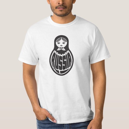 Cool Russian Matryoshka Doll t shirt (Voorkant)