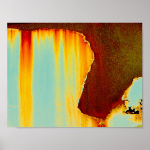 COOL Rust Art Poster