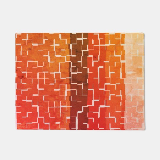 Cool Rustic Autumn Colors Deurmat (Voorkant)