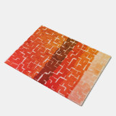 Cool Rustic Autumn Colors Deurmat (Schuin)