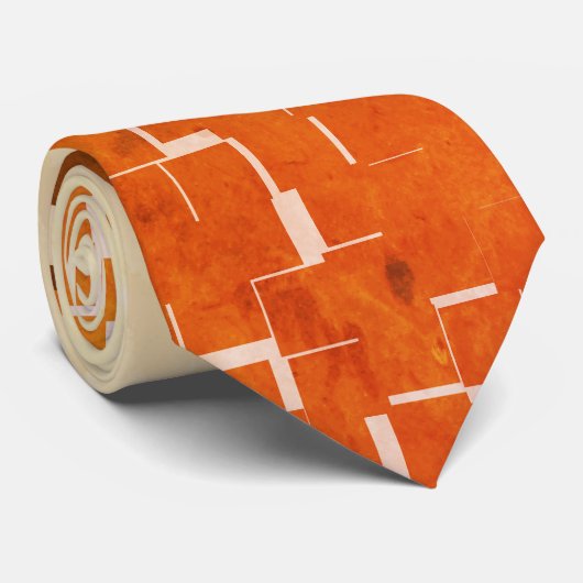 Cool Rustic Autumn Colors Stropdas (Opgerold)