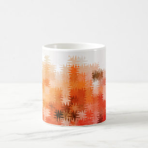 Cool Rustic Autumn Pattern Koffiemok