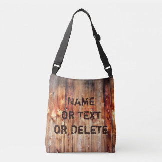 Cool rustic gepersonaliseerde crossbodytas voor ma crossbody tas